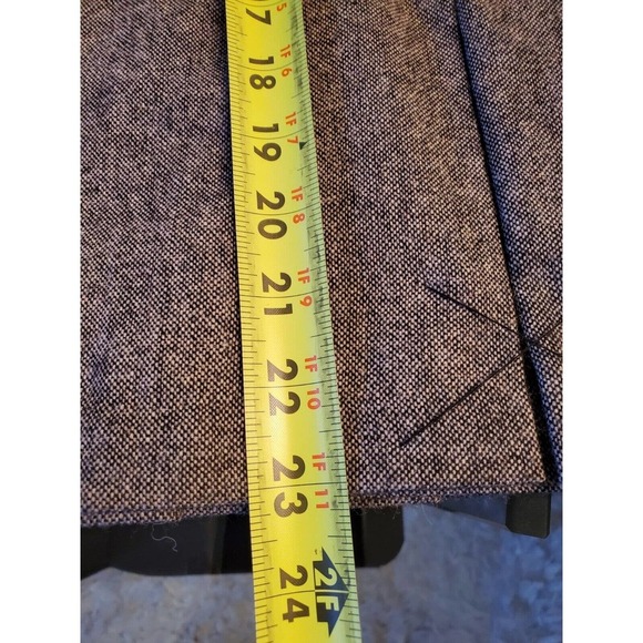 George Women's Solid Gray Polyester & Wool A-Line Casual Skirts Size 18W - Picture 9 of 10